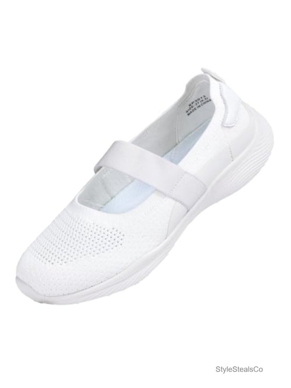 Women's Slip On Mary Jane Flats Knit Washable Arch Support Comfort Shoes